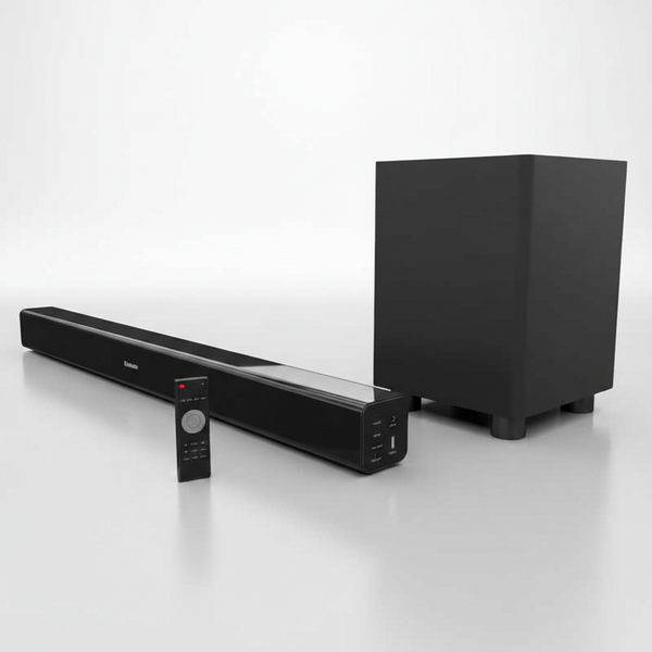 Laser Optical Soundbar with Wireless Sub-woofer