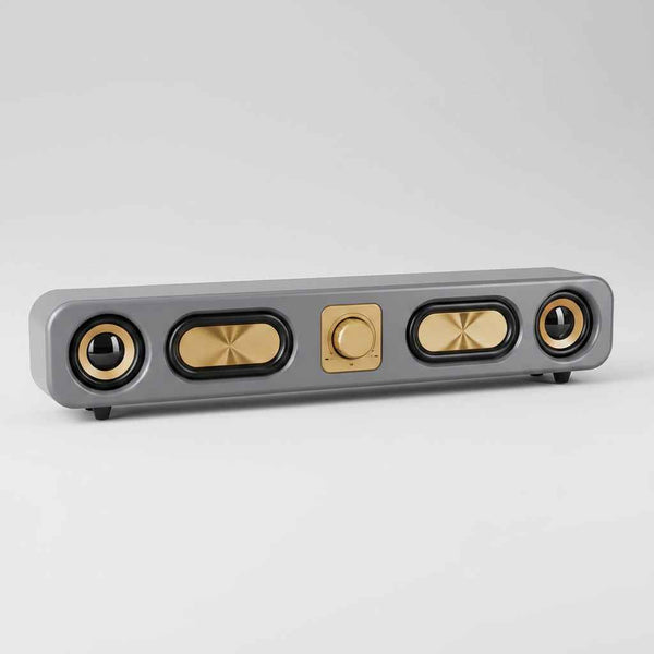 Portable Wireless Bluetooth Speaker with Subwoofer (Grey)