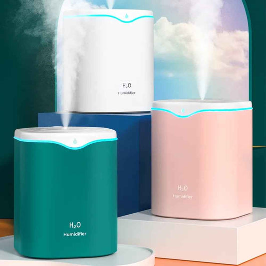 USB Humidifier with Dual Spray & Oil Diffuser