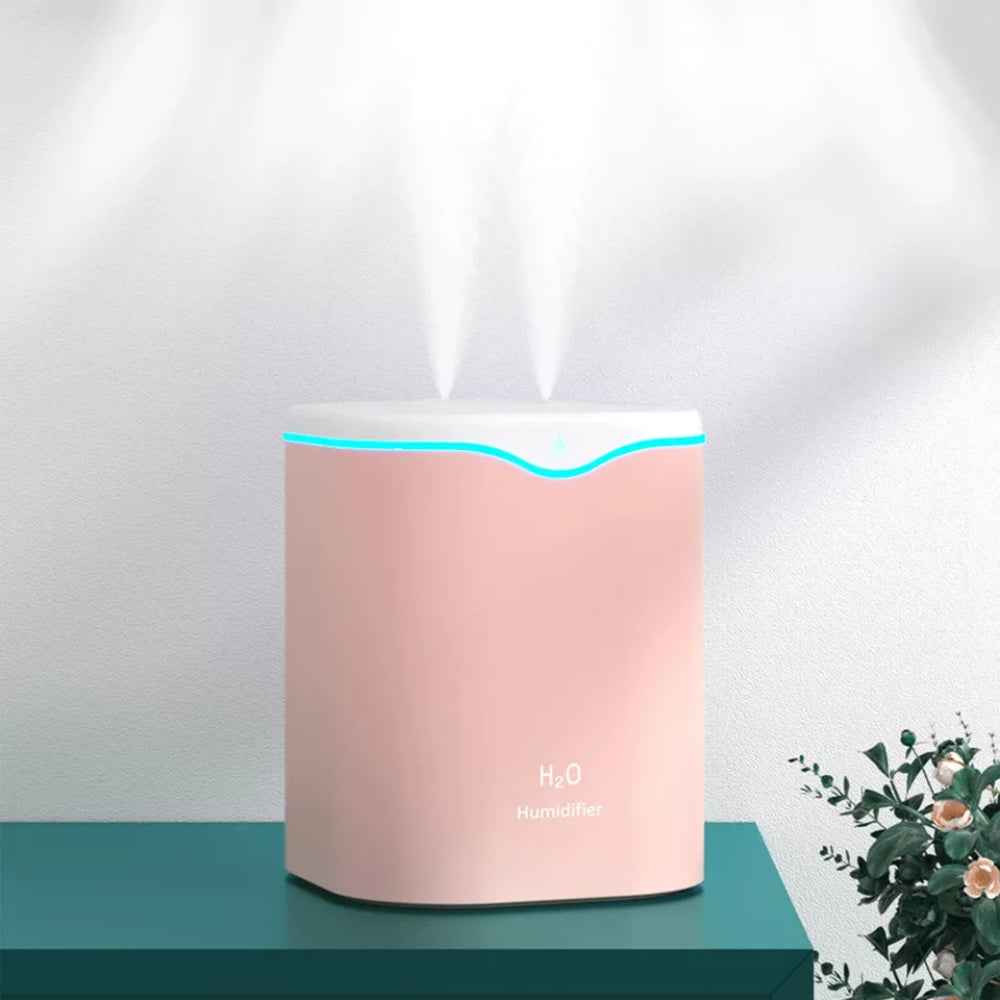 USB Humidifier with Dual Spray & Oil Diffuser