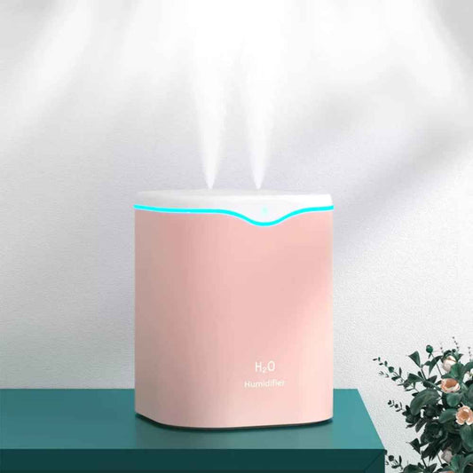 USB Humidifier with Dual Spray & Oil Diffuser