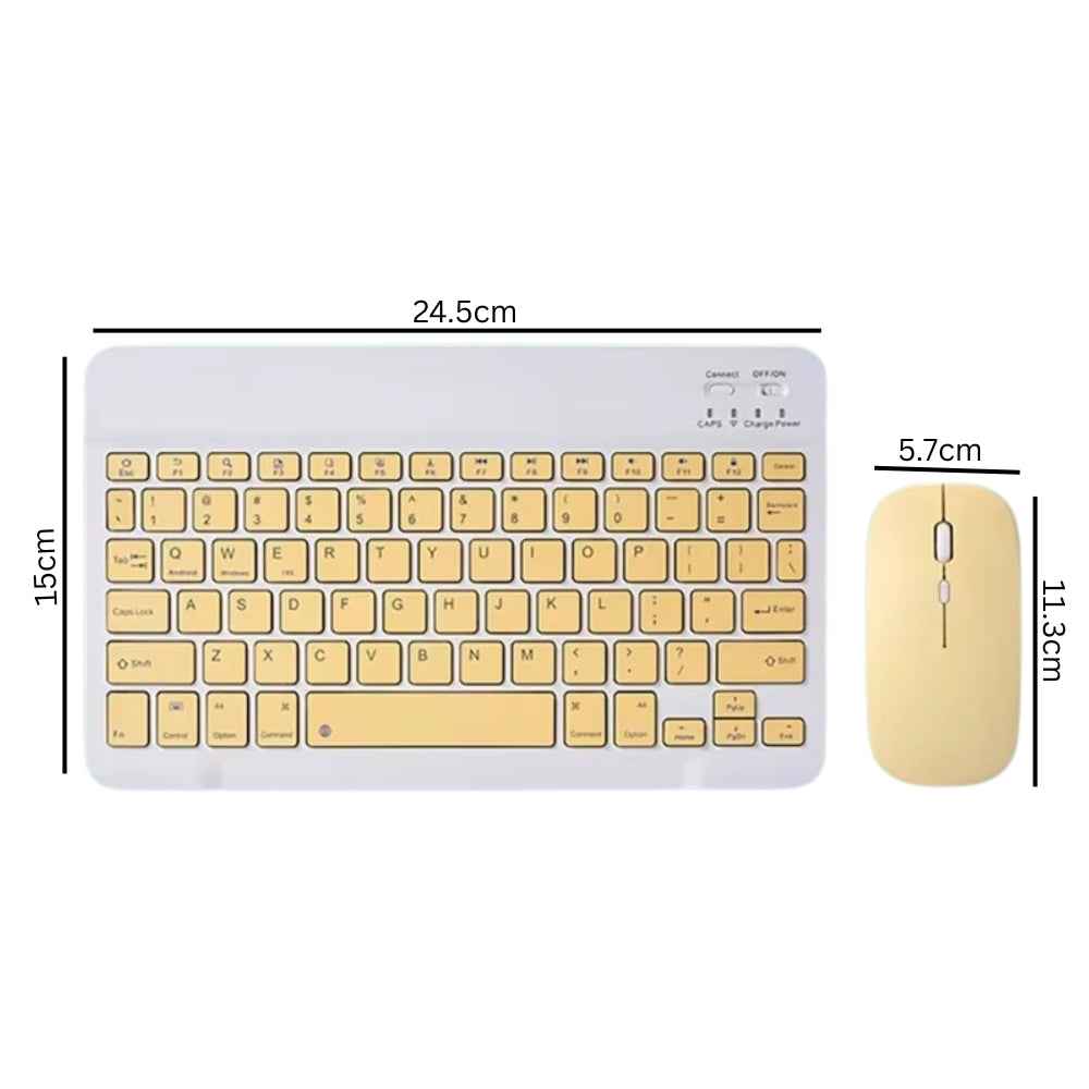 Universal 10-inch Bluetooth Keyboard and Mouse Set