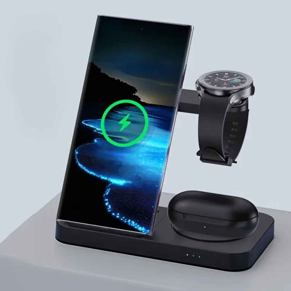 Foldable Fast Wireless Charging Stand & Dock Station