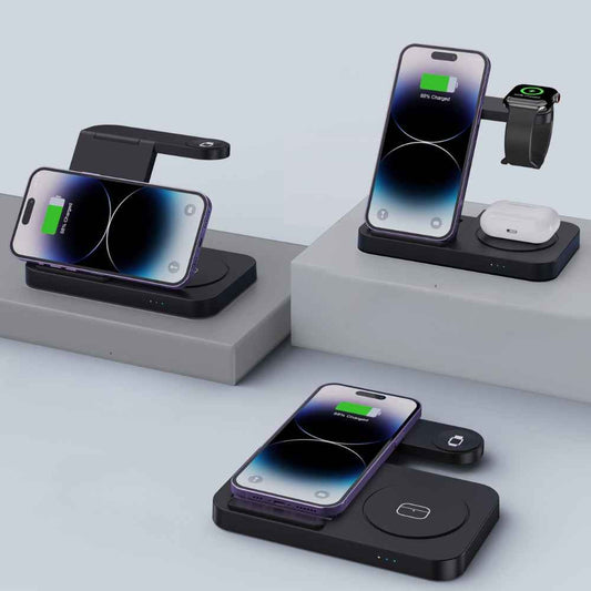 Foldable Fast Wireless Charging Stand & Dock Station