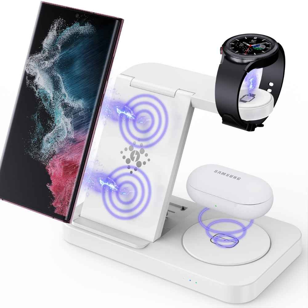 Foldable Fast Wireless Charging Stand & Dock Station
