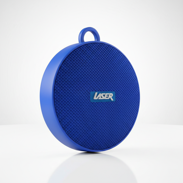 Laser Outdoor Bluetooth Speaker with Mount (Blue)