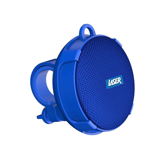 Laser Outdoor Bluetooth Speaker with Mount Blue