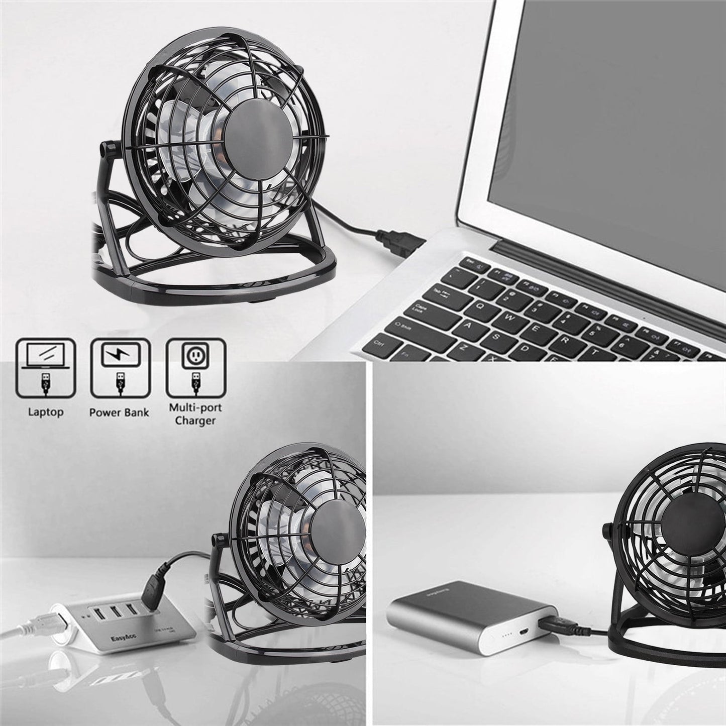 4 Inch USB Mini Personal Desk Fan