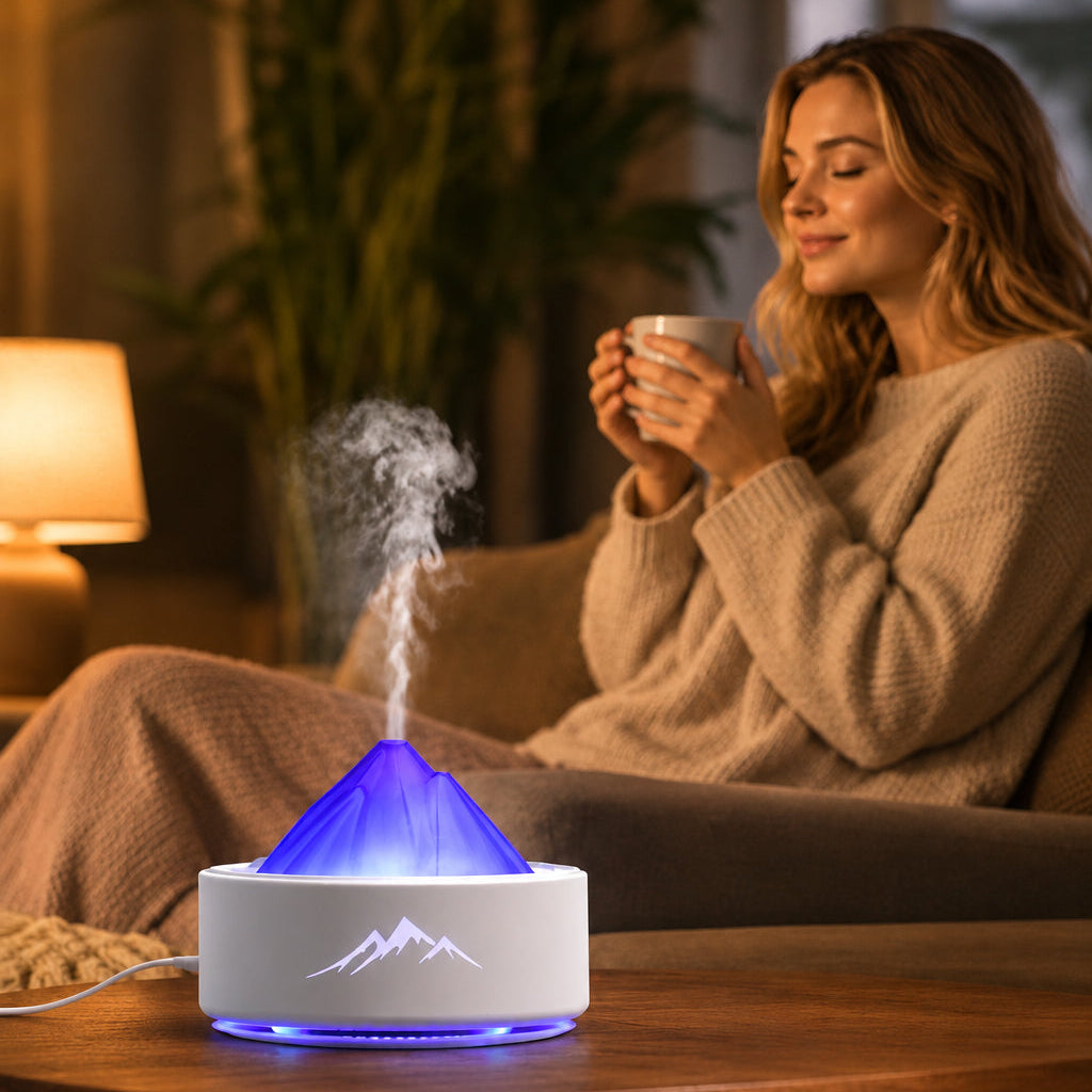 Aromatherapy Essential Oil Diffuser (White)