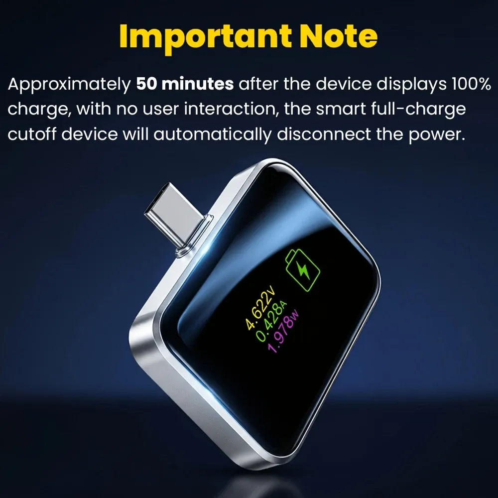 140W USB-C Digital Display Adapter with Auto-Off (Black)