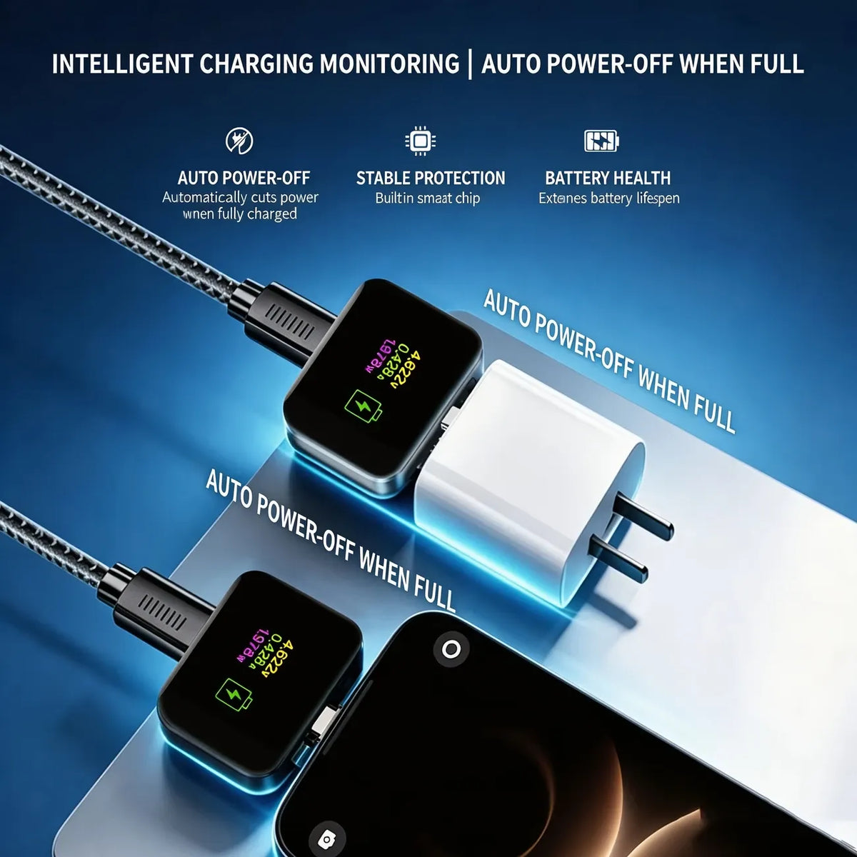 140W USB-C Digital Display Adapter with Auto-Off (Black)