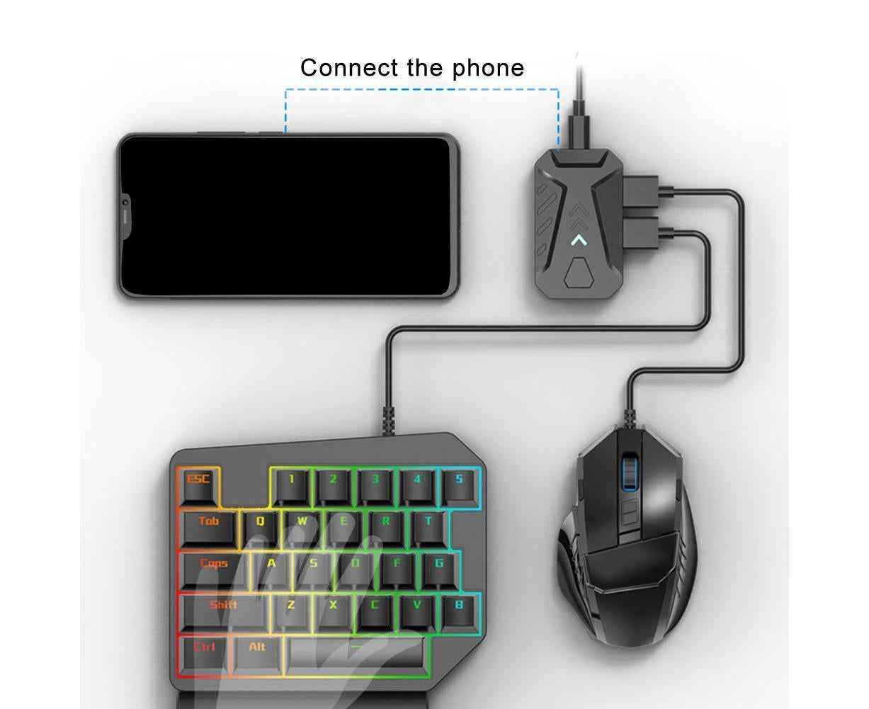 Bluetooth Gaming Keyboard Mouse Converter Adapter