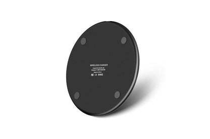 Wireless Fast Smartphone Charger for Apple, Samsung and Smart Phones (Black)