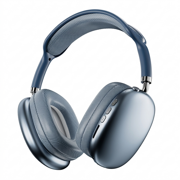 Wireless Bluetooth Over-Ear Headphones (Blue)