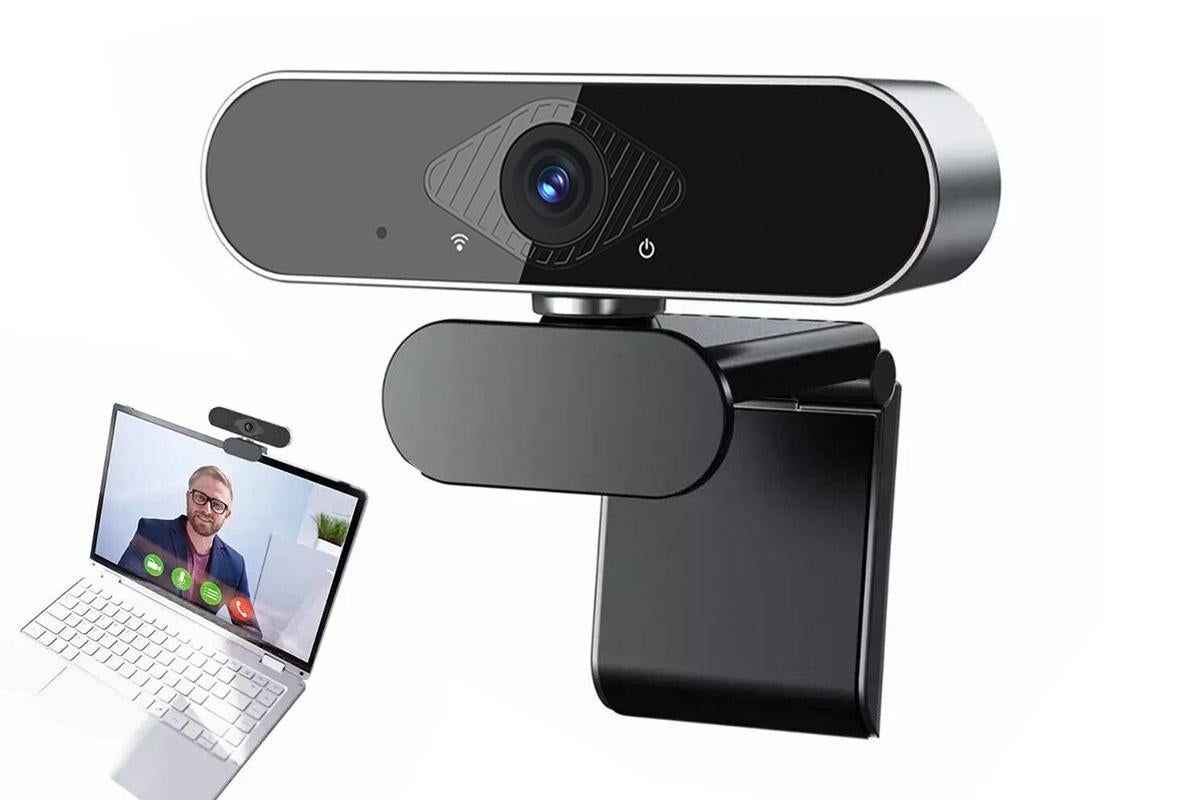1080P HD Webcam with Microphone USB Computer Camera for Zoom Skype FaceTime