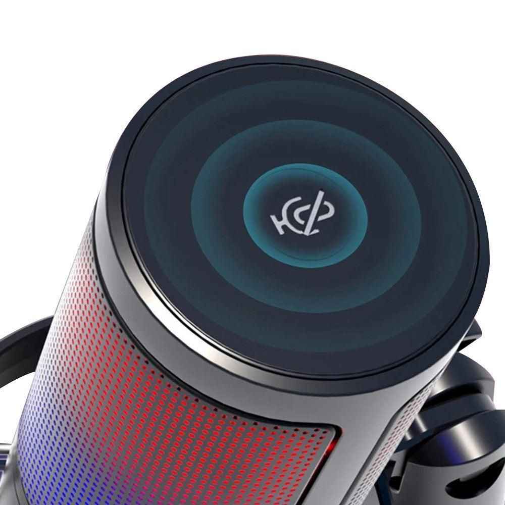 USB Condenser Microphone with RGB (Black)