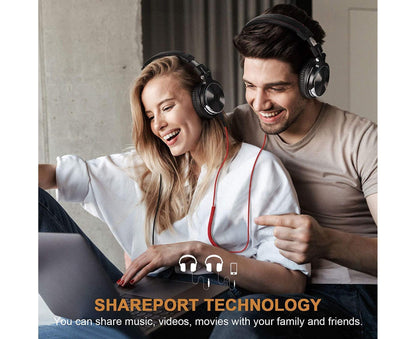 Wired Over Ear Headphones - Studio Monitor - DJ Stereo Headset