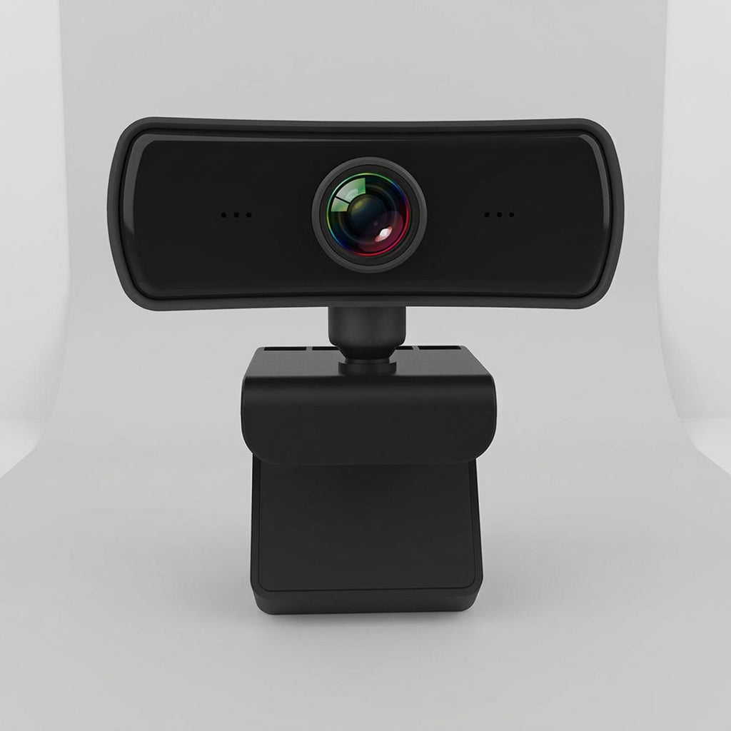 1440p USB Webcam with Built-In Microphone & Adjustable Angle