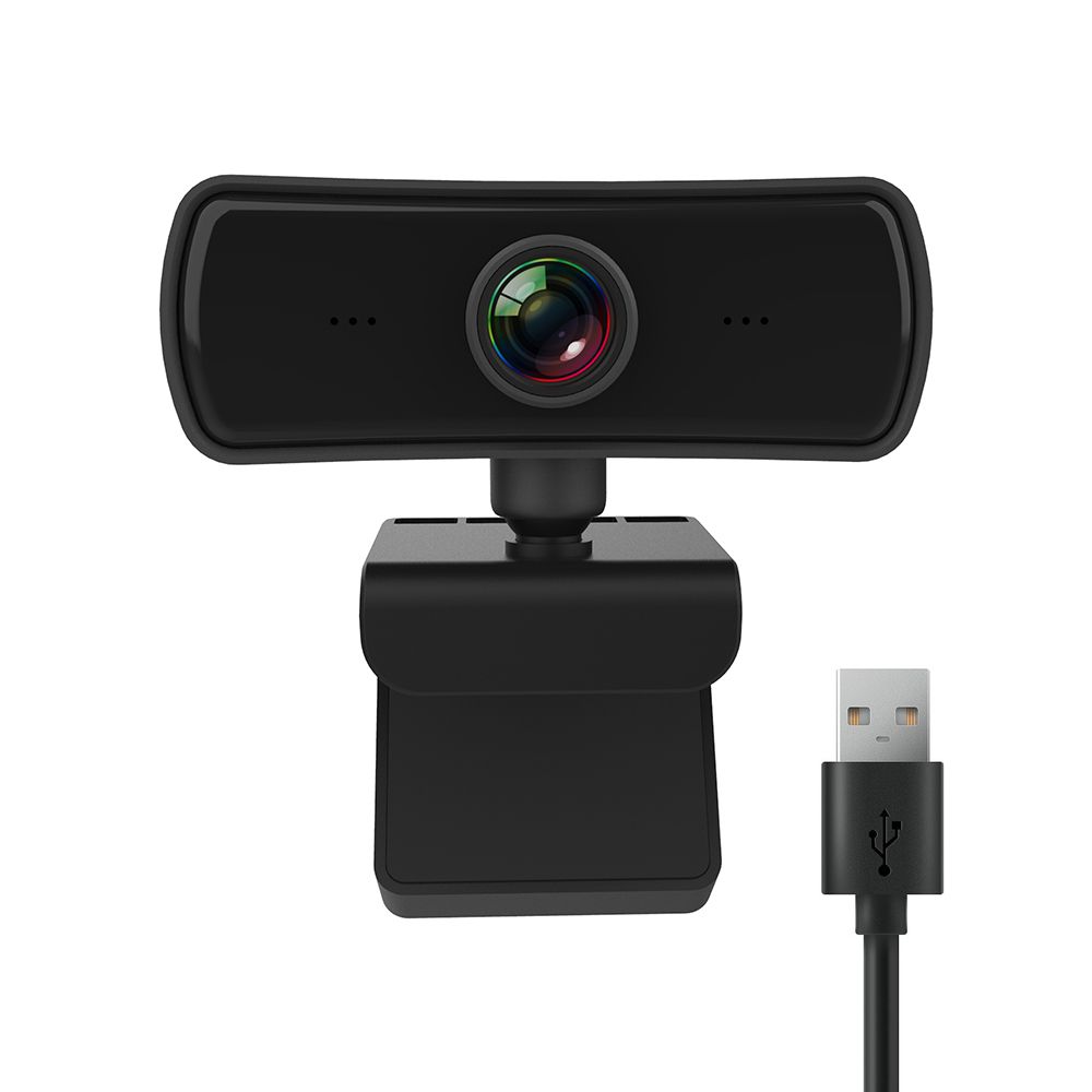1440p USB Webcam with Built-In Microphone & Adjustable Angle