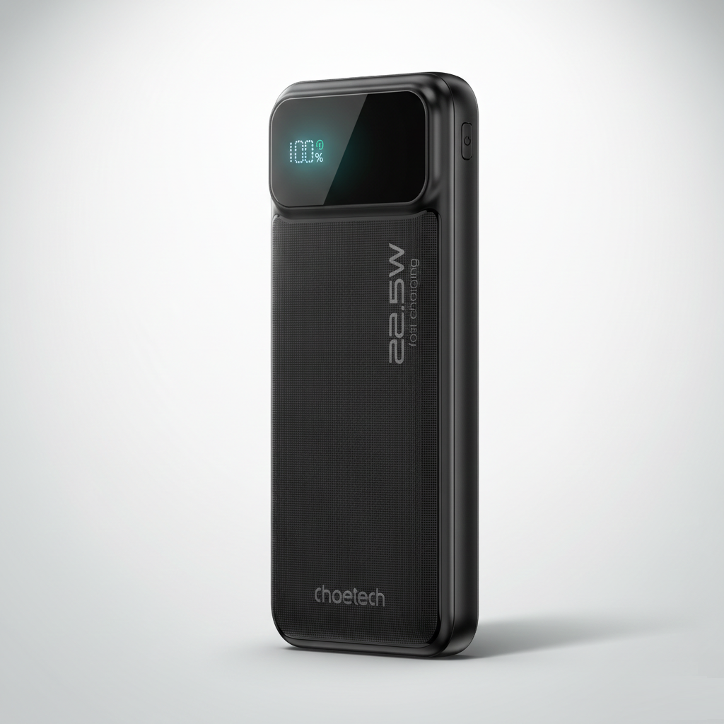 CHOETECH B728 10000mAh Power Bank PD 22.5W Digital Display