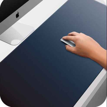 Black-Blue Gradient Large Silicone Mouse Pad - Non-Slip