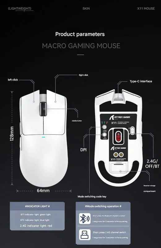 High-Performance Gaming Mouse (Black)