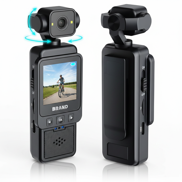 Compact Body Camera with 180° Lens 64GB