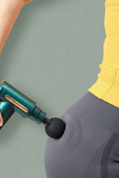 Mini Massage Gun Deep Tissue Percussion Muscle Massager (Green)
