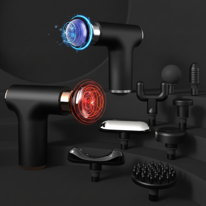 Mini Hot Cold Massage Gun (Black)