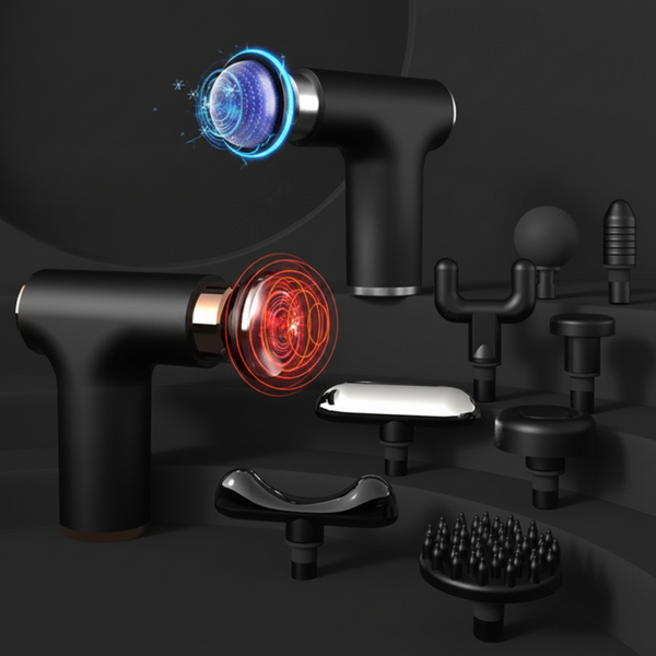 Mini Hot Cold Massage Gun (Black)