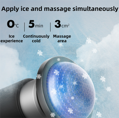 Mini Hot Cold Massage Gun (Black)